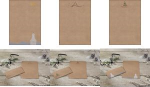 Weihnachtsbriefpapier Polar Bear Motiv DIN A4 100 g/qm 25 Blatt - 100 g/m&sup2; - A4 (DP411)