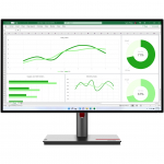 Lenovo ThinkVision P27q-30 LED display 68.6 cm (27) 2560 x 1440 pixels Quad HD Black