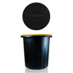 GIOSTYLE Eco Solution 25L perdirbimo &scaron;iuk&scaron;liadėžė tamsiai pilka/geltona