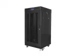 Laisvai pastatomas 19 colių tinklo spintos stovas LANBERG FF01-6622-23BL 22U juodas