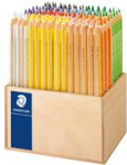 STAEDTLER Dreikant-Buntstift Noris Club jumbo, 112er Display dreieckig, Minenst&auml;rke: 4,0 mm, mit Minenschutzmantel (ABS), - 1 St&uuml;ck (128 CA112)