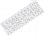 KeySonic KSK-6031INEL Tastatur USB QWERTZ Deutsch Wei&szlig; (KSK-6031INEL-Wh (DE))