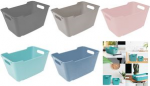 keeeper Aufbewahrungsbox lotta, 6,0 Liter, nordic-grey dekorative Lifestyle-Box zur &uuml;bersichtlichen Aufbewahrung - 1 St&uuml;ck (1091113000000)