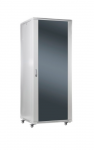 SOMI Networks | 27U, 19&Prime; Freestanding Cabinet | 27U-60/60NAC | Gray | Max Load 800kg; Removable and Lockable Side Panels; Glass Doors; Unassembled | Depth: 60 cm