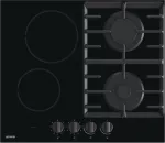 Gorenje GCE691BSC Juoda įmontuojama dujinė-kaitlentė 60 cm 4 zonos