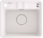 DEANTE 1-Bowl Granite Composite Kitchen Sink Black 580x440mm