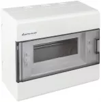 ELEKTRO-PLAST OPAT&Oacute;WEK SRn-8 Modulinis skirstomasis skydelis 1x8, pavir&scaron;inis montavimas (N+PE), IP40