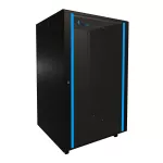 Laisvai pastatomas stovas Extralink Rackmount Cabinet 27U 800x800 juodas, 600 kg talpa