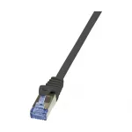 LogiLink CAT6a S/FTP RJ45 tinklo kabelis, 40m, juodas