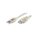 Wentronic Goobay USB 2.0 Hi-Speed Verl&auml;ngerungskabel, Grau, 0.6 m - USB 2.0-Stecker (Typ A) > USB 2.0-Buchse (Typ A) (68624)