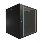 Sieninis spintos stovas Extralink 12U 600x600 Juodas