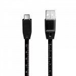 LogiLink - USB-Kabel - USB (M) zu 24 pin USB-C (M) - USB 2.0 - 5 V - 3 A - 1 m - Schwarz