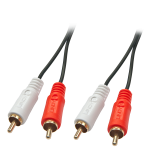 Lindy Premium - Audiokabel - RCA x 2 (M) bis RCA x 2 (M) - 3 m (35662)