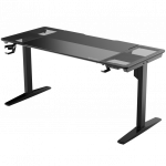 ThunderX3 LAB-X Gaming Tisch, H&ouml;henverstellbar - schwarz (GABU-474)