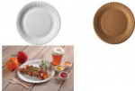 PAPSTAR Papp-Teller pure rund, 190 mm, braun, 50er aus 100% Frischfaserkarton, lebensmittelecht, kompostierbar, - 1 St&uuml;ck (88360)