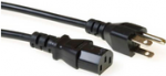 ACT AK5062 2.5m Netzstecker Typ B C13-Koppler Schwarz Stromkabel (AK5062)