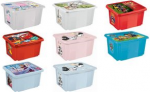 keeeper Aufbewahrungsbox karolina Winnie, 15 Liter Dreh-/Stapelbox mit Deckel, aus PP, natur-transparent, mit - 1 St&uuml;ck (1223600123800)