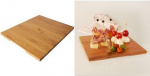PAPSTAR Tray f&uuml;r Fingerfood-Spie&szlig;e, 250 x 300 mm aus Bambus, mit 120 L&ouml;chern f&uuml;r Fingerfood-Spie&szlig;e - 1 St&uuml;ck (87147)