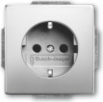 BUSCH-JAEGER SCHUKO-Steckdose 20EUCKS-866 edelstahl 20EUCKS-866 (2013-0-5276)