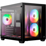 AEROCOOL ADVANCED TECHNOLOGIES Geh Mini Dryft MicroATX/MiniITX FRGB black - Micro/Mini/Flex-ATX