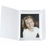 DAIBER Sprint-Line Portrait Folder 20x30 cm White (25-Pack)