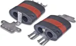 Optotec silikoninis &scaron;altojo susitraukimo kabelių įvado sandarinimo rinkinys 2 kabeliams (12-20mm), ovalus FTTx (FOCUS-ODCKIT-CCSO-2X20)