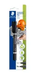 STAEDTLER Lumocolor duo permanentinis žymeklis su 2 antgaliais, 0,6 mm / 1,5 mm, blisteris (348-9 BK-1)