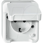 Steckdose SCHUKO MEG2400-8019 polarwei&szlig; (MEG2400-8019)