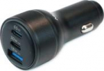 Mobilis Energia Charger 95W Car Charger 2 USB-C 1 USB-A SB (020018)