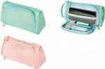 Pelikan Schlamper-Etui Homeoffice, mint aus Canvas-Material, mit praktischem Tragegriff an der - 1 St&uuml;ck (517072)
