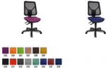 TopsTar B&uuml;rodrehstuhl Sitzh&ouml;he 430-510mm schwarz mit Lendenwirbelst&uuml;tze ohne Armlehnen (AN800G200)