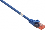 Renkforce RF-5043876 RJ45 Netzwerkkabel, Patchkabel CAT 6 U/UTP 1.00 m Blau mit Rastnasenschutz, Halogenfrei 1 (RF-5043876)