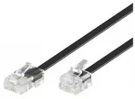 Telefono laidas Microconnect MPK451S RJ11 RJ45 1m juodas