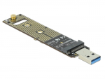 DeLOCK - Speicher-Controller - M.2 - M.2 NVMe Card - 10 Gbit/s - USB 3,1 (Gen 2) (64069)