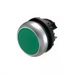 Eaton M22-DL-G plok&scaron;čias žalias ap&scaron;viečiamas mygtuko pavaros elementas, momentinis, 22,5 mm
