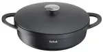 Keptuvė Tefal Trattoria E2187274 apvali juoda aliumininė 28 cm