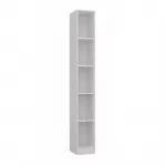 Vientisa knygų lentyna REGAŁ R25 25 cm balta