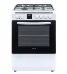 Dujinė-elektrinė viryklė FINLUX FC-692GWNW &ndash; laisvai pastatoma su dujiniais degikliais ir elektrine orkaite