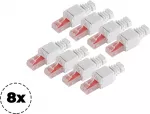Tinklo ki&scaron;tukas ShiverPeaks 75011-8 Cat.6 beįrankis RJ45 connector, 8P8C