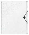 Leitz Divider Book WOW PP 6 skirtukų, A4 segtuvas, polipropilenas, baltas, blizgus