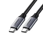 Ugreen US161 50751 USB-C 3.1 kabelis, 1,5 m, pilkas