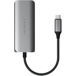Satechi Dockingstation 4-in-1 ST-H3C25EM USB-C 3.2 Gen2 Grau (ST-H3C25EM)