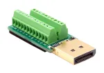 EXSYS EX-49052 DisplayPort ki&scaron;tukas į 20 kontaktų gnybtų bloko adapteris