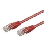 Wentronic Goobay CAT 5e tinklo kabelis, U/UTP, raudonas, 2 m - CCA aliuminis su vario danga (68359)