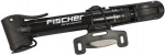 FISCHER Mini-Fahrrad-Luftpumpe, mit T-Griff, schwarz umschaltbar zwischen Druck und Volumen, durch Teleskop - 1 St&uuml;ck (85581)