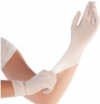 HYGOSTAR Synthetik-Handschuh ELASTIC, M, wei&szlig;, puderfrei L&auml;nge: 240 mm, best&auml;ndig gegen Chemikalien, L&ouml;sungsmittel & - 1 St&uuml;ck (26851)