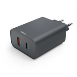 Hama Ladeger&auml;t, 45 Watt Leistung, geeignet f&uuml;r USB-Ger&auml;te universal, Schnell-Ladefunktion, USB-Buchs (00086444)