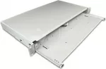 Lightwin Standard 19 inch LWL paskirstymo stalčius, 1HE tu&scaron;čias korpusas Splice Boxes (LVL PILKA PREMIUM)