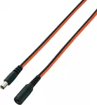 VOLTCRAFT žemos įtampos ilginimo kabelis, ki&scaron;tukas &ndash; lizdas, 5,5 mm / 2,5 mm, 3,00 m