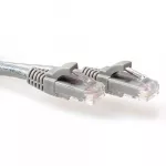 ACT pilkas 2,5 m U/UTP CAT6A pataisos kabelis su apsaugotais RJ45 ki&scaron;tukais